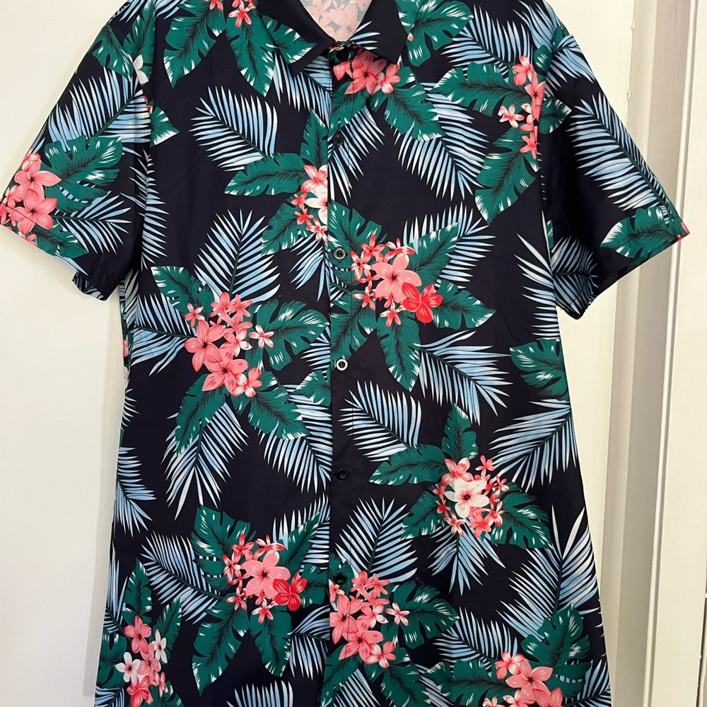 Floral Hawaiian Shirt for Men